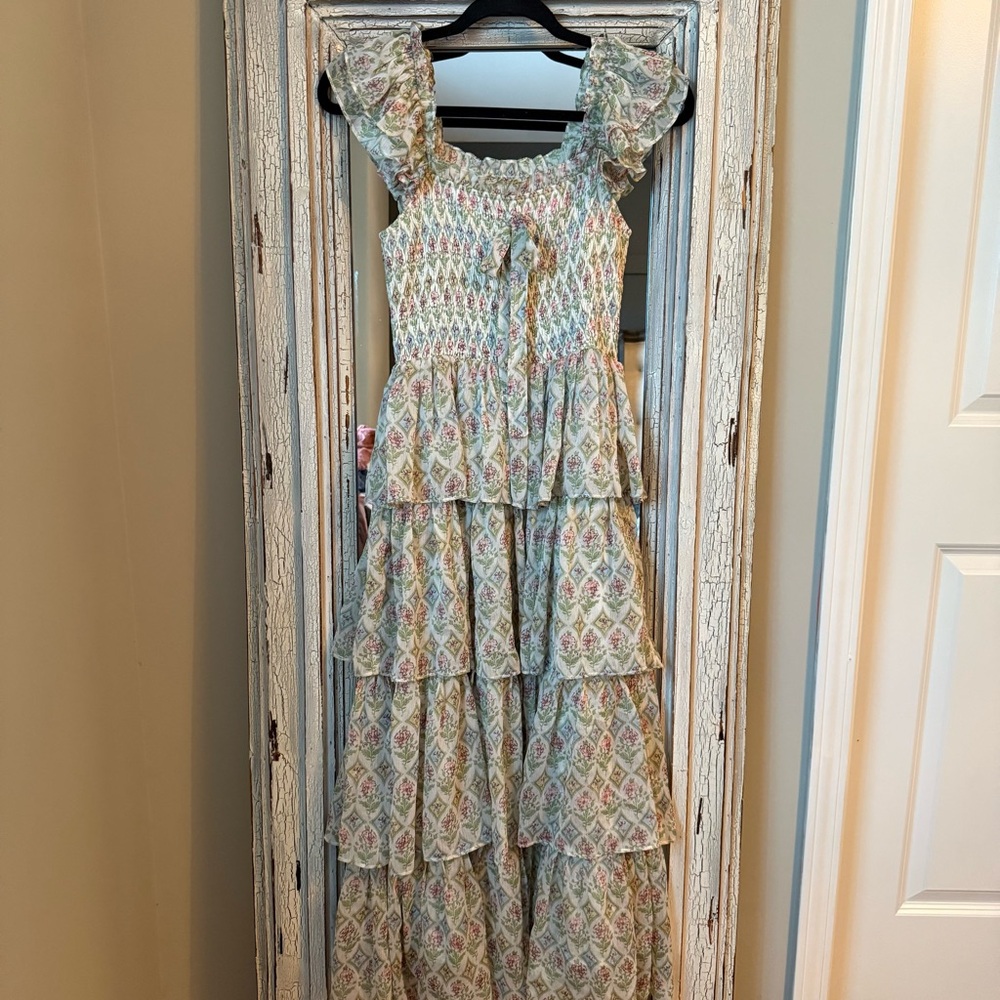 Ivy City Co. Tiered Ruffle Dress.